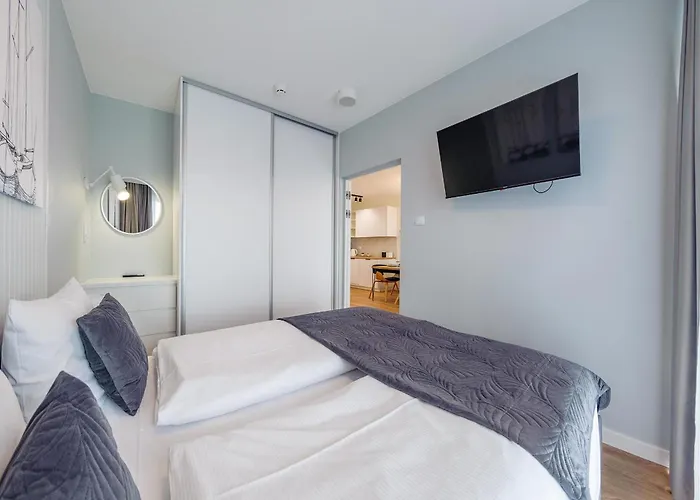 White A319 - Perlowa Przystan-holiday Apartment Kolberg