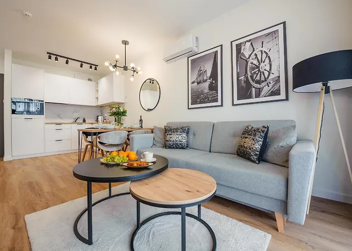 White A319 - Perlowa Przystan-holiday Apartment Kolberg